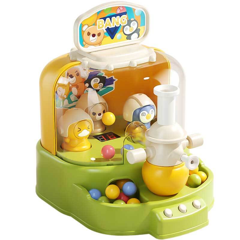 Marble shooting game for kids, featuring durable and eco-friendly construction