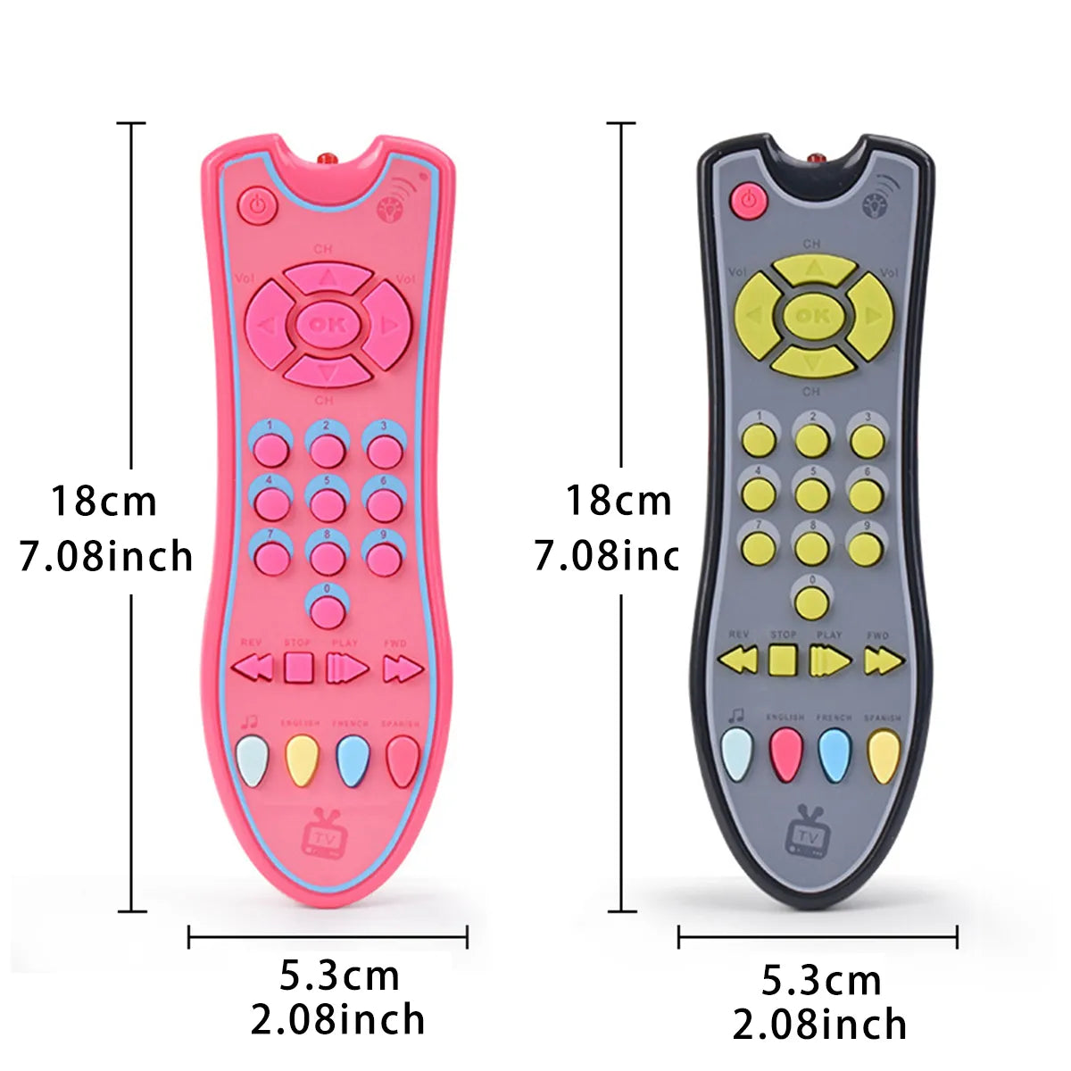 Toddler educational phone toy, enhances problem-solving & auditory skills with engaging activities.