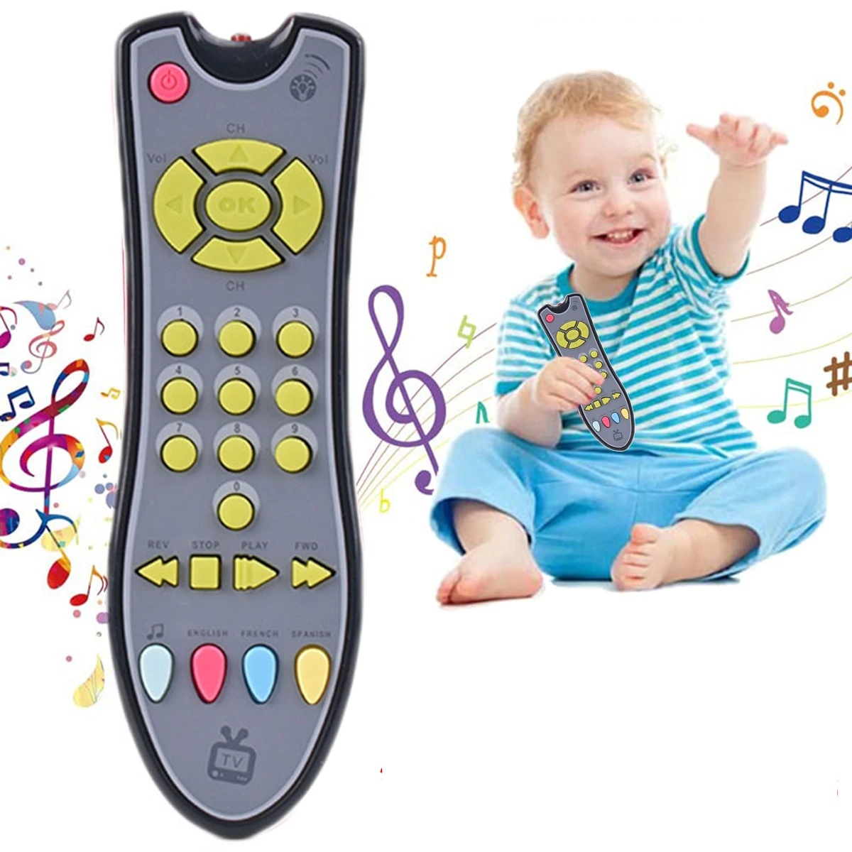 Preschool learning phone toy, develops motor skills & cognitive abilities with fun interactions.
