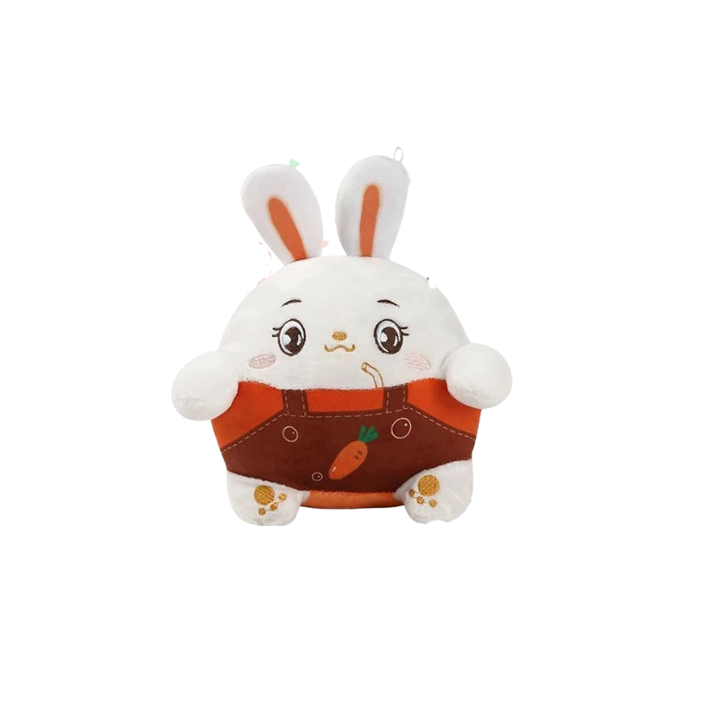 Group of self-moving plush toy balls in various animal designs, ideal for kids' interactive fun.