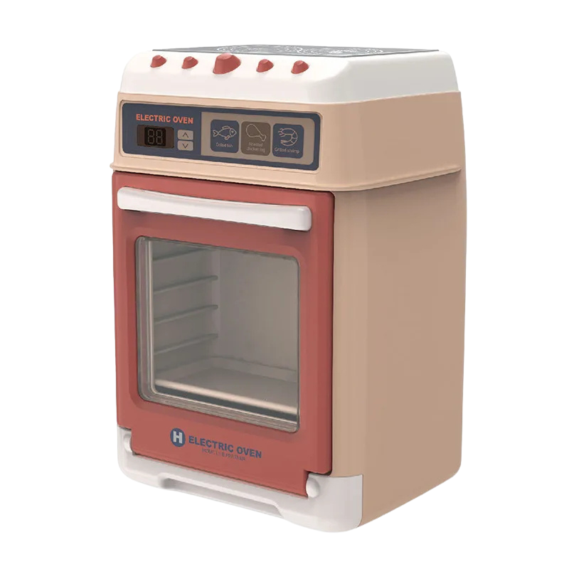 Imaginative play accessory: a complete toy kitchen appliance setup for kids, promoting social skills