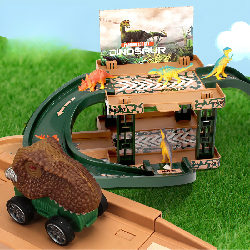 Kids interactive rescue adventure playset with multiple vehicles engaging toddlers in creative play.