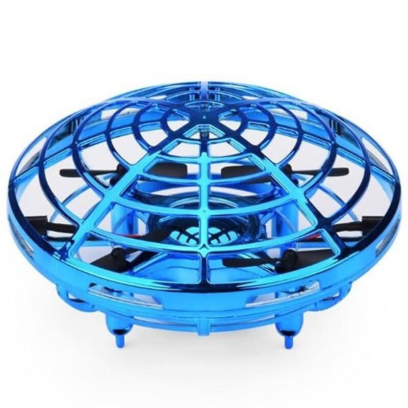 High-tech hand-controlled UFO drone for kids, interactive sensors, rechargeable flying toy, great indoor/outdoor fun.