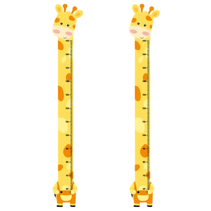 Kids Jungle Animal Growth Chart Wall Decor