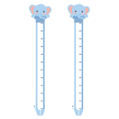 Kids Jungle Animal Growth Chart Wall Decor