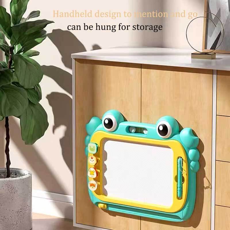 Kids' art supplies: magnetic drawing board with stand, an engaging toddler toy and gift.