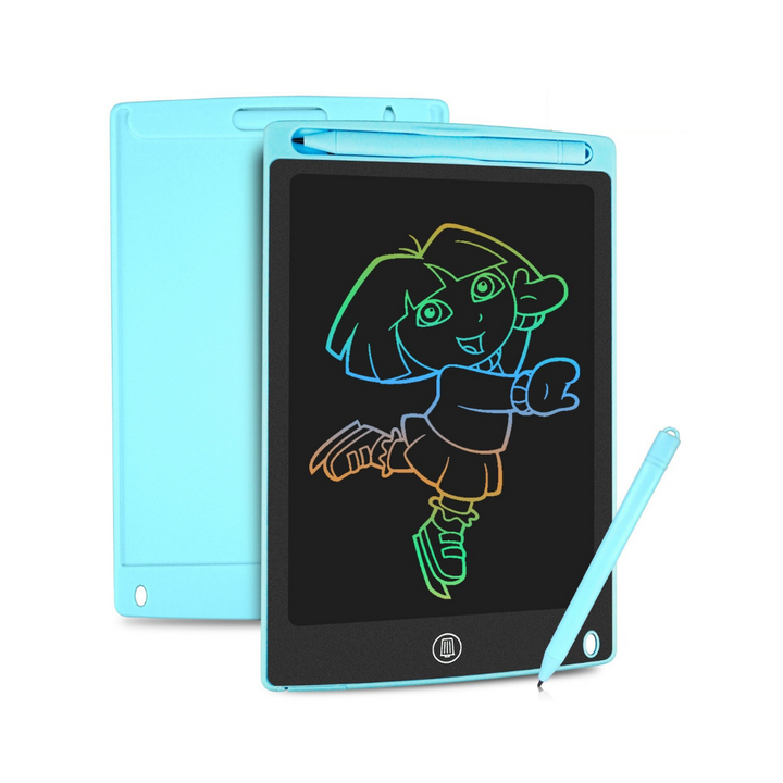 Portable LCD drawing pad with a stylus, perfect gift for kids to enjoy mess-free creative play and learning.