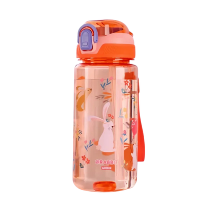 Set of colorful leakproof dinosaur water bottles with silicone straws, perfect for active kids' drinkware.