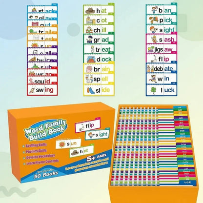 English learning flashcards and flipbooks combo, perfect for children acquiring new vocabulary