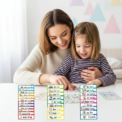 Children's English learning set with flipbooks, promoting language development and reading skills