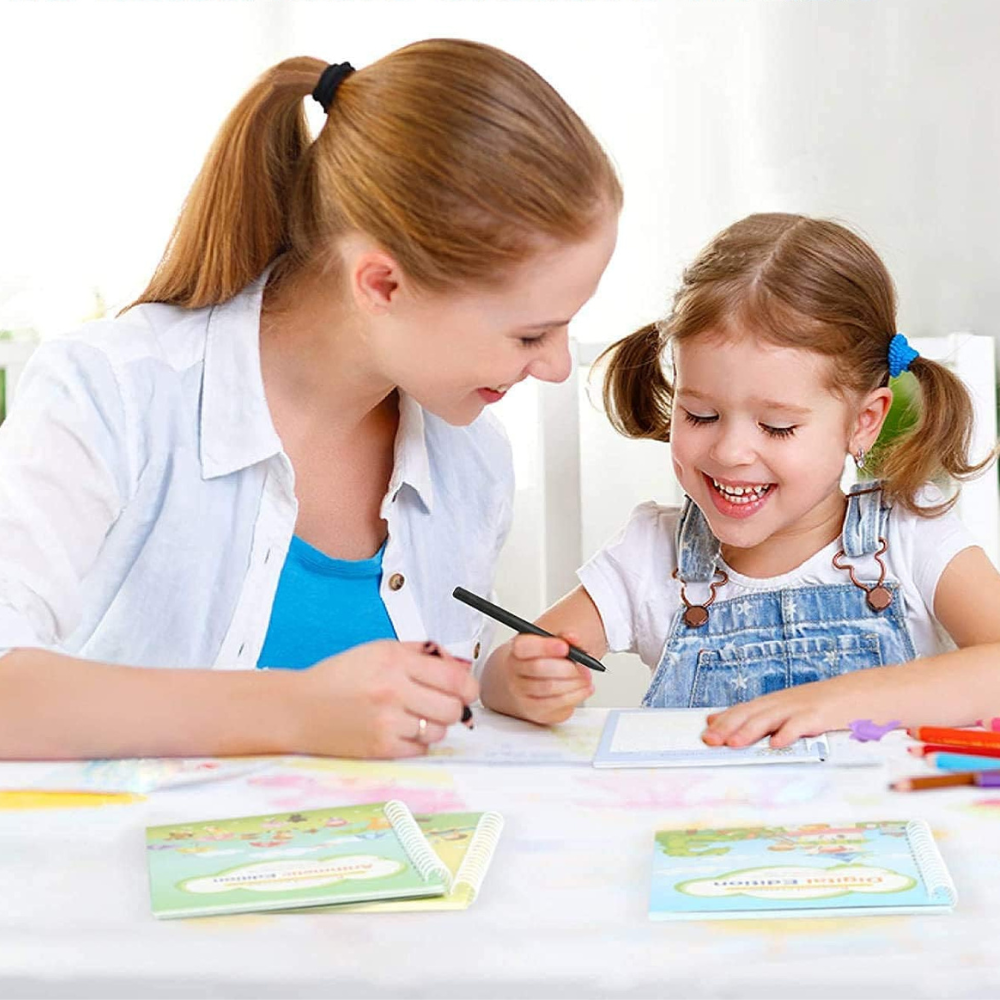 Full set of Kids Learn to Write workbooks, designed to enhance fine motor skills and cognition
