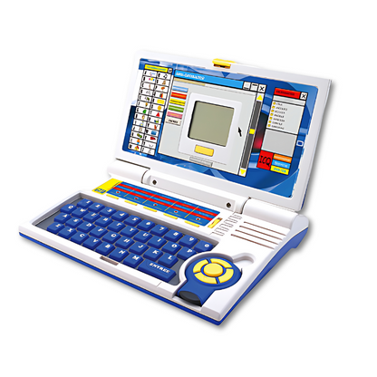 Kids learning laptop educational toy for cognitive development, interactive children's play computer