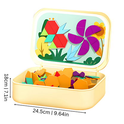 Magnetic Puzzle Box for kids, early learning educational toy, children's development game