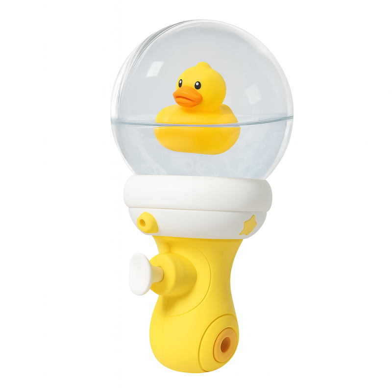 Close-up of a vibrant light-up floating water blaster, perfect kids' outdoor fun