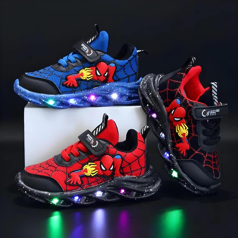 Kids' light-up LED sneakers for active boys & girls, perfect for play and fun.