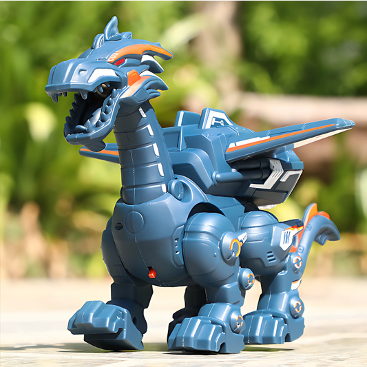 Kids' light-up walking dinosaur toy, green T-Rex, with mist breath and roaring sounds, interactive toddler toy.