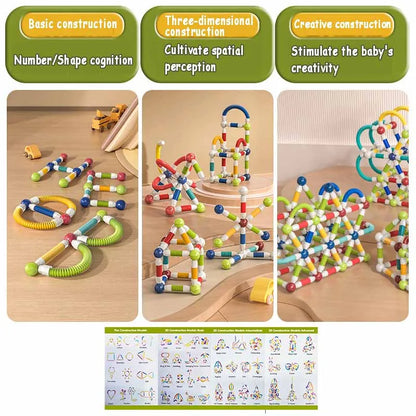 Children's magnetic building toy, a STEM product designed for creative construction and fun