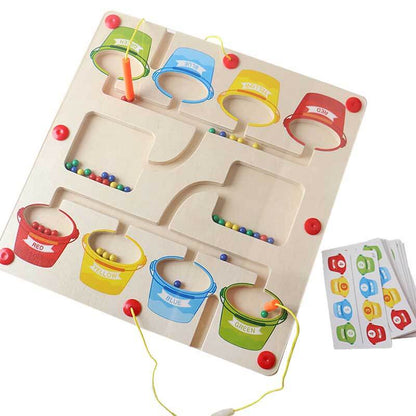 Toddler magnetic maze, enhances hand-eye coordination & fine motor skills