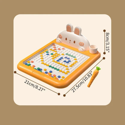 Magnetic art board for toddlers, an educational toy promoting creative drawing
