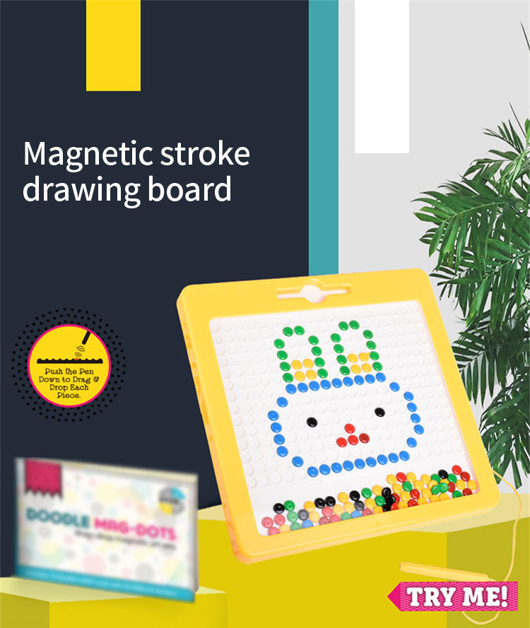Educational magnetic drawing board for children, enhancing fine motor skills and creativity, a durable magnetic toy for young artists.