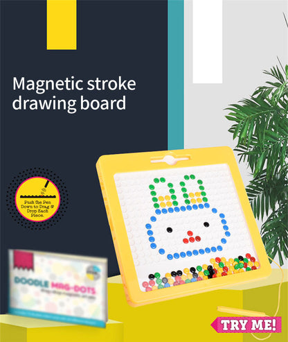 Educational magnetic drawing board for children, enhancing fine motor skills and creativity, a durable magnetic toy for young artists.