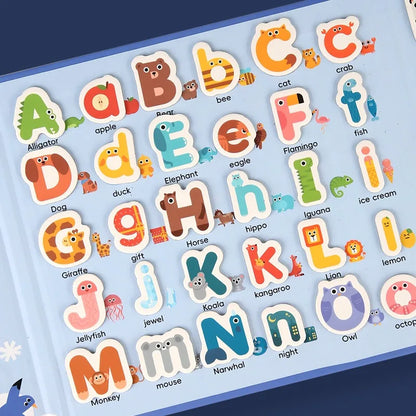 Vibrant educational magnetic toy book designed for children to learn numbers, counting, and math basics.