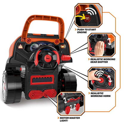 Truck playset engine repair toy for children, interactive and fun vehicle toys activity