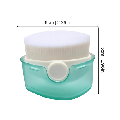 Toddler sunscreen applicator brush with comfortable grip for outdoor sun protection & baby care