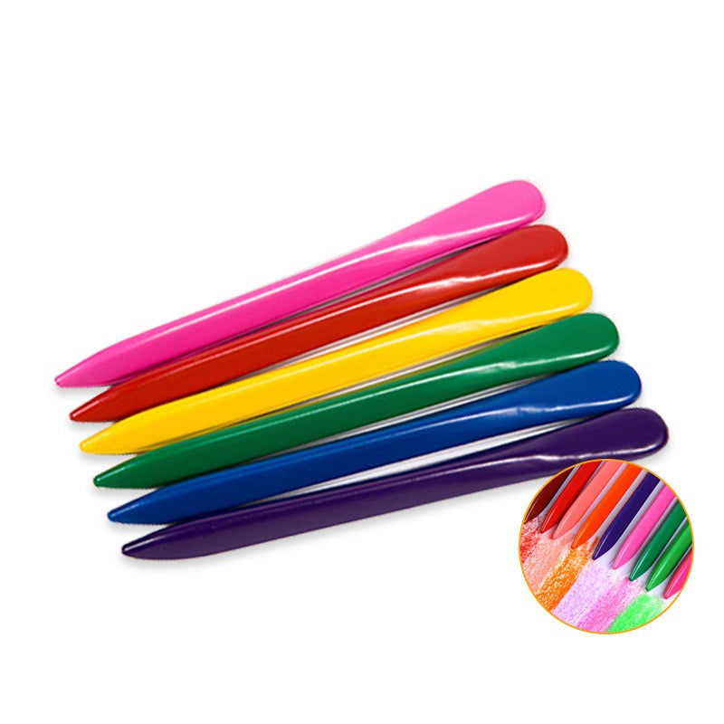 Creative play crayon set; 24 vibrant, washable crayons for kids' artistic endeavors.