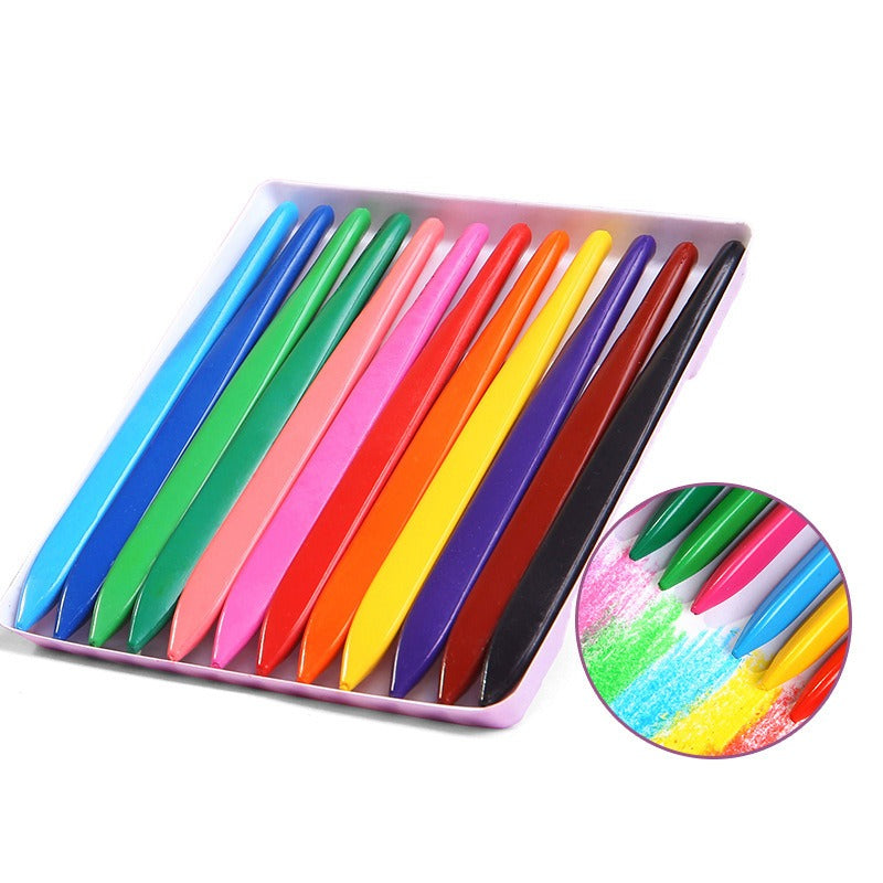 Premium quality washable crayons, a perfect non-toxic art supply for toddlers.