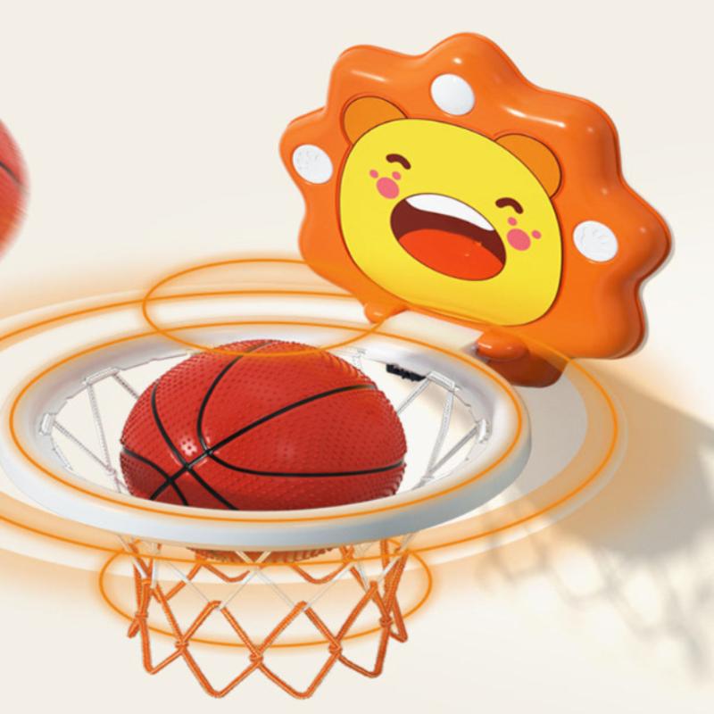 Children's Mini Basketball Set with colorful ball, ideal for active indoor and outdoor play fun