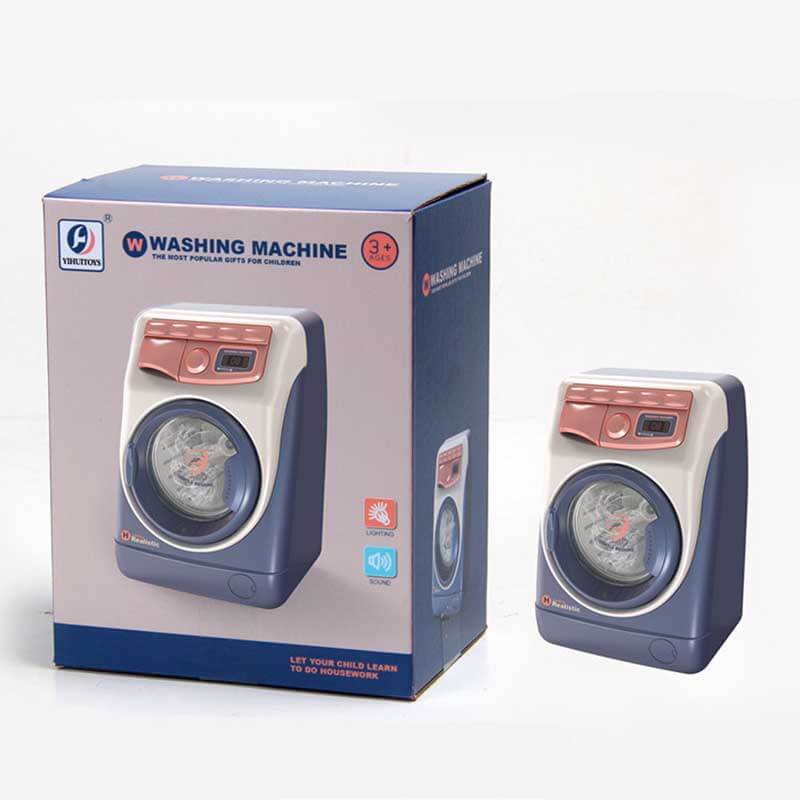 Child's mini microwave oven toy with light and sound, perfect for pretend cooking