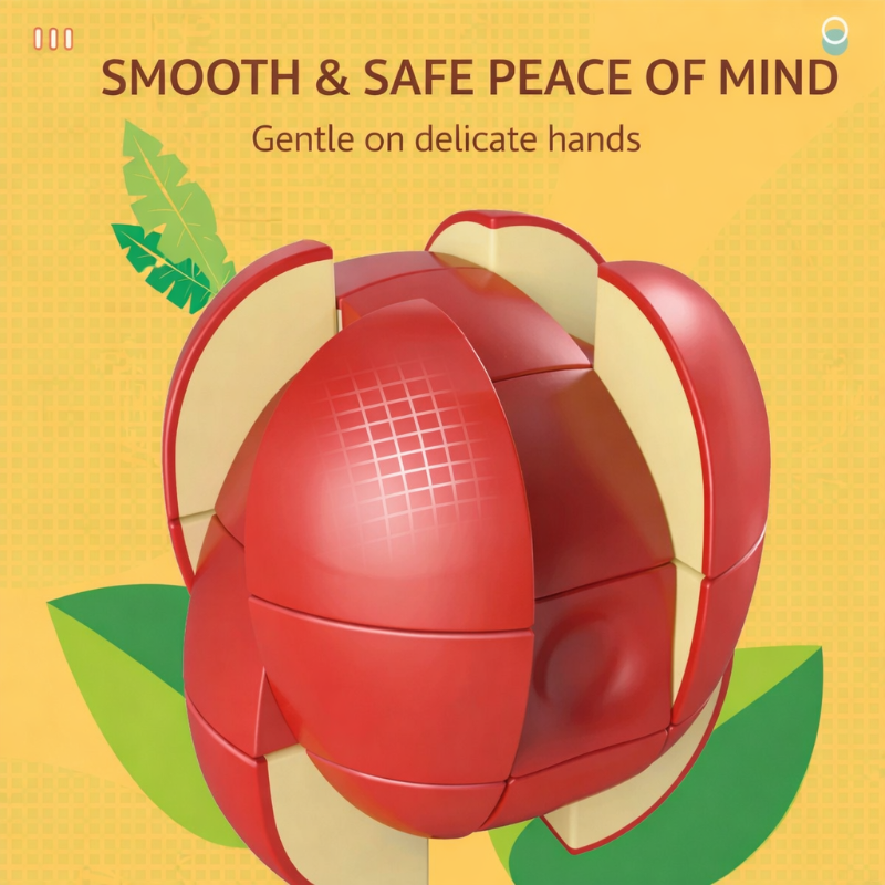 Educational brain teaser fruit puzzle, a fun kids game for learning