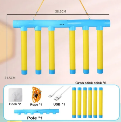 Educational activity toy: Stick Grab game designed to boost concentration and hand-eye coordination in children.