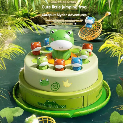 Interactive Kids Musical Frog Play Toy, a vibrant developmental toy for toddlers, engaging & educational.