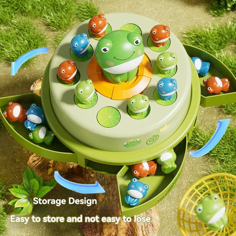 Toddler Musical Frog Activity Toy, a fun childrens game & interactive educational toy for young kids.