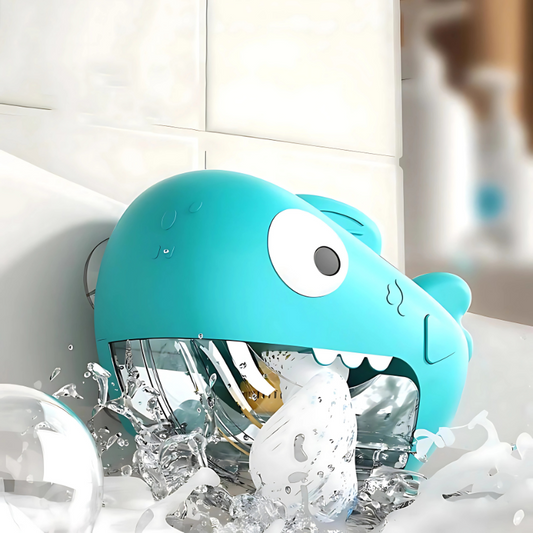 Kids' Musical Bubble Bath Toy, a yellow crab-shaped bubble maker for fun bath time.