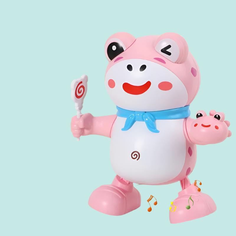 Robotic dancing toy for kids, designed to engage with music, movement, and light display