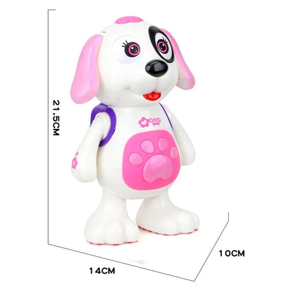 Robotic toy for kids, featuring dynamic dancing, bright lights, and captivating melodies