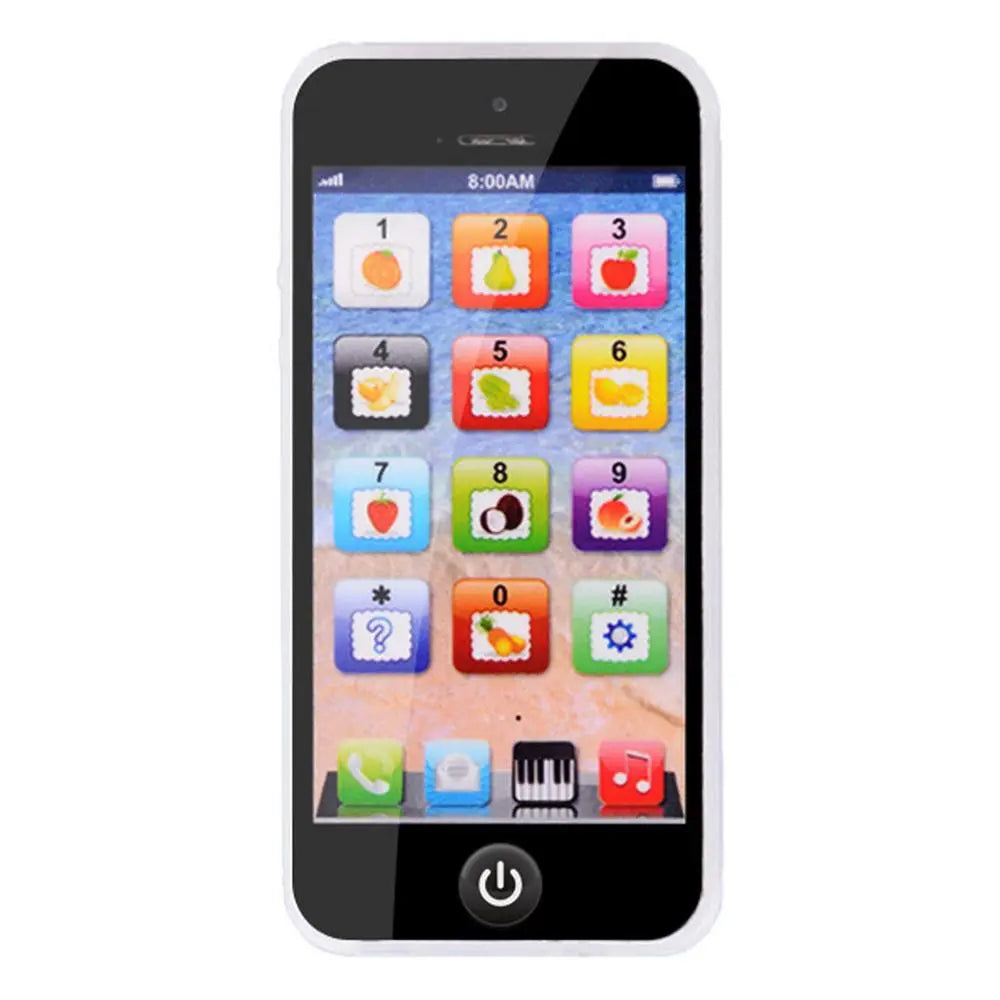 Colorful educational phone toy for babies. Musical features, simulation play, and early development.