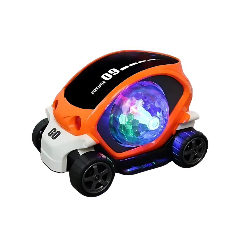 Colorful kids musical stunt car with bright lights & engaging sounds, ideal for young children