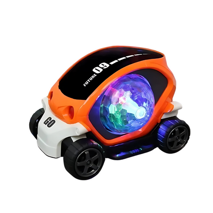Colorful kids musical stunt car with bright lights & engaging sounds, ideal for young children
