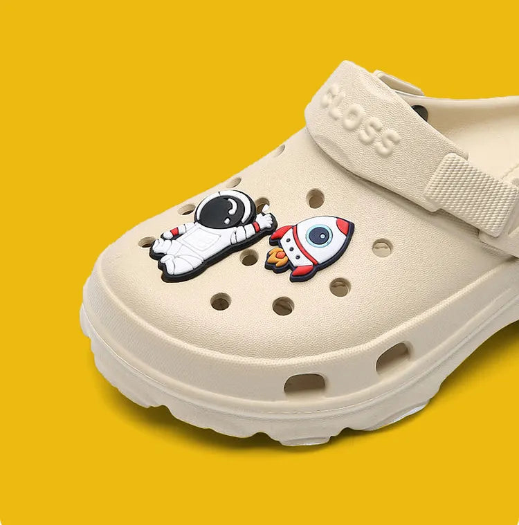 Kids' non-slip playtime clogs, easy to clean, essential summer footwear.