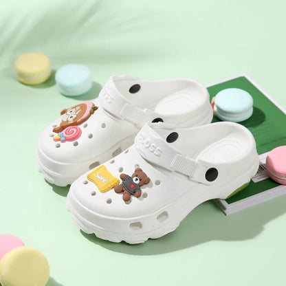Lightweight toddler beach sandals, non-slip design, perfect for warm weather.