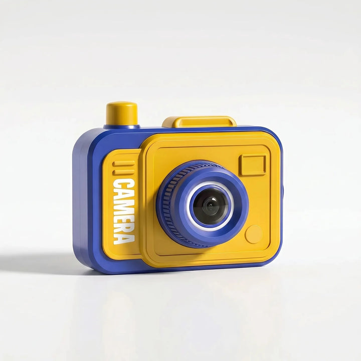Kids' water squirt camera toy, designed for fun outdoor pranks. Ideal beach and summer play accessory.