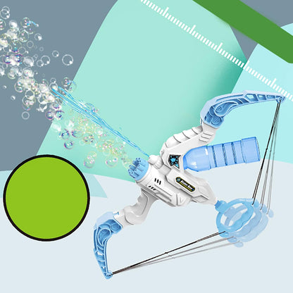 Durable kids' outdoor 2-in-1 bow-shaped water blaster bubble toy