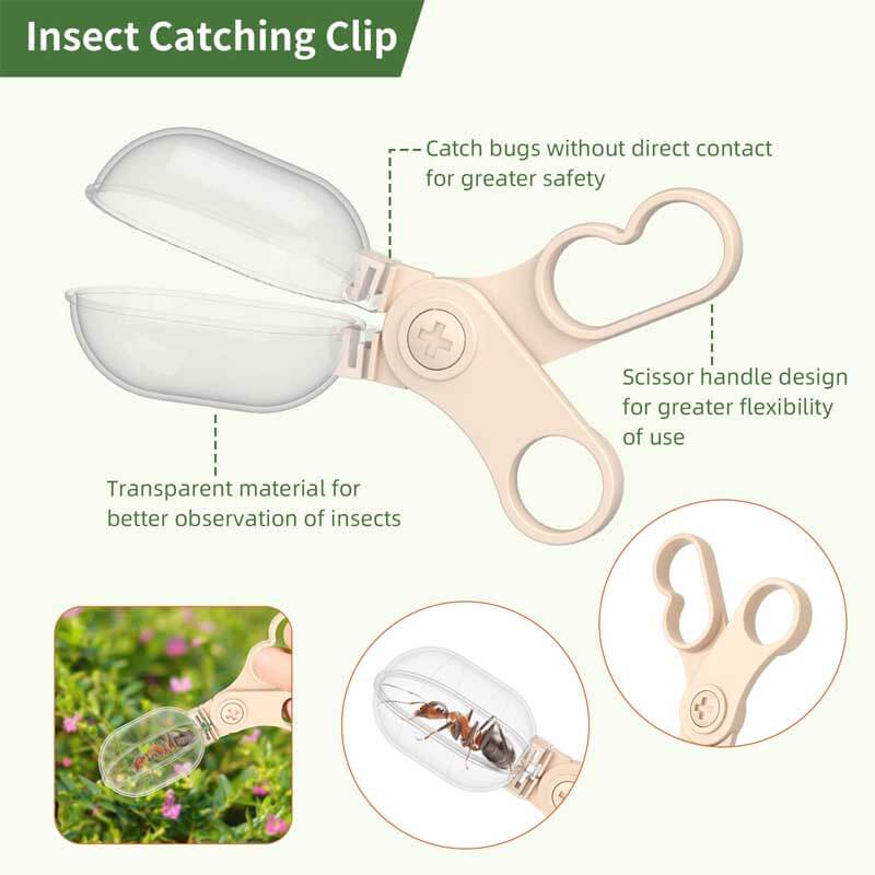 Outdoor explorer kit for children, including bug catching tools, magnifying glasses, and storage case