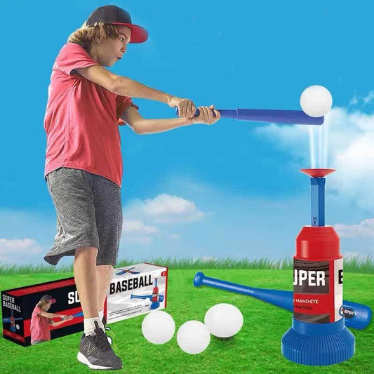 Kids' outdoor catapult baseball play set for active fun, developmental toy for children