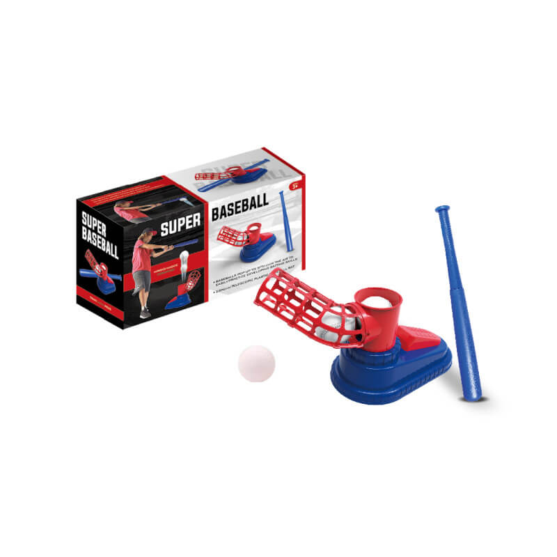 Outdoor sports game catapult baseball set, promoting hand-eye coordination for kids