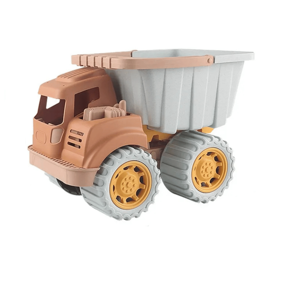 Educational outdoor toys: kids' construction vehicle set promoting motor skills and imaginative play.